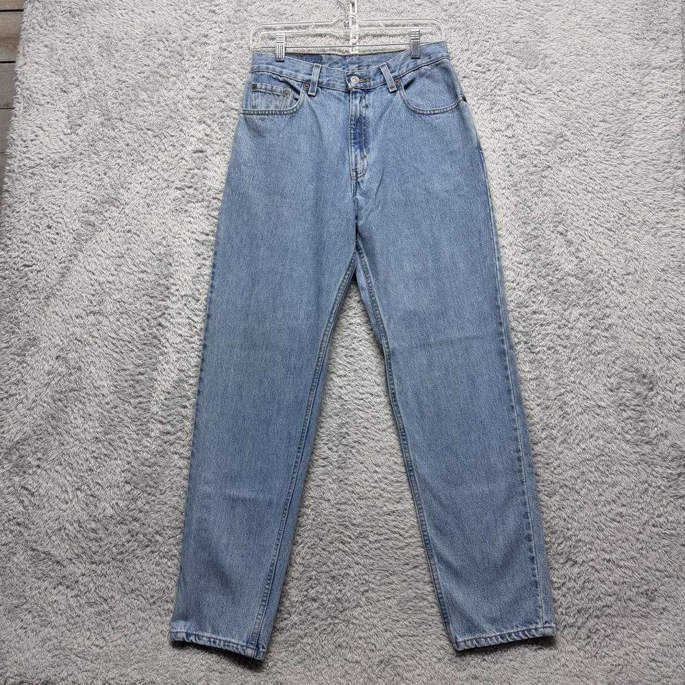 Vintage Levis 550 Relaxed Fit Tapered Leg Jeans Womens 9 Blue Light Wash Y2K